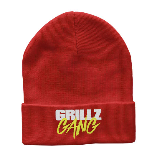 GRILLZ GANG BEANIE OG RED